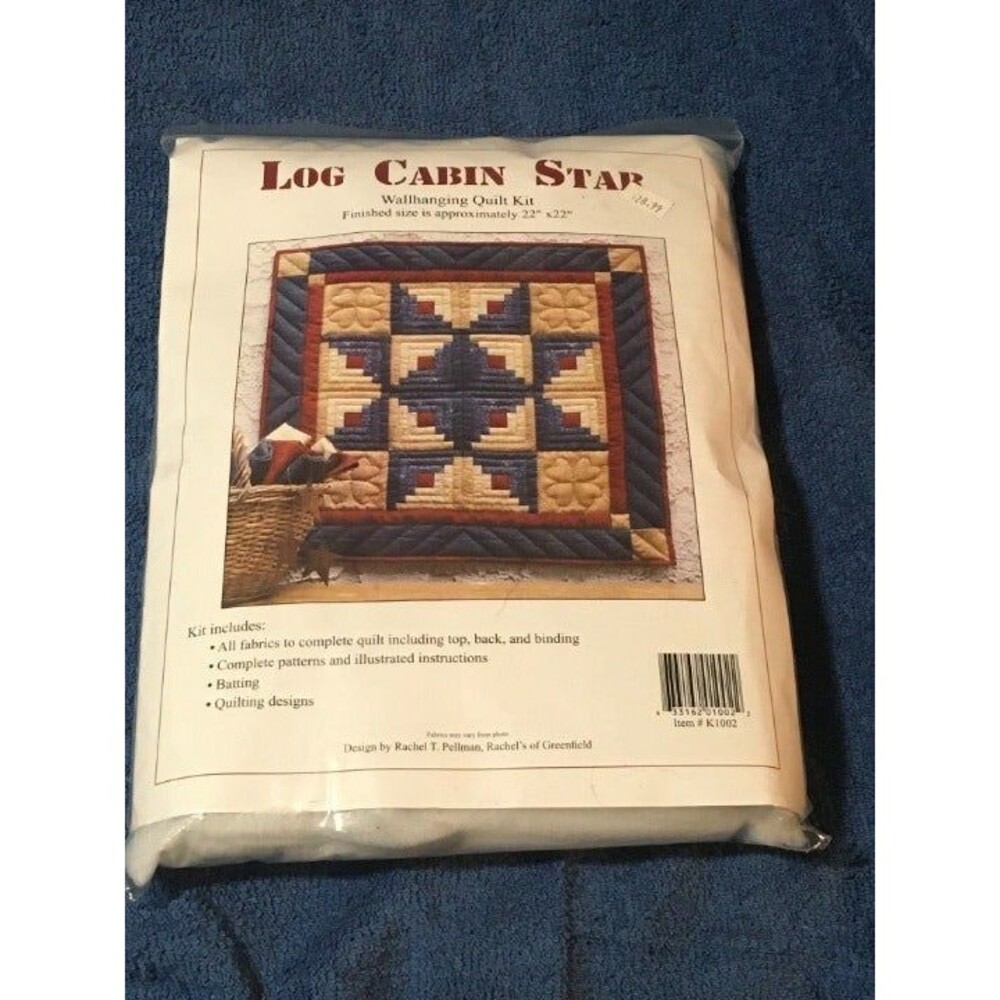 Log Cabin Star Wall Hanging Quilt Kit